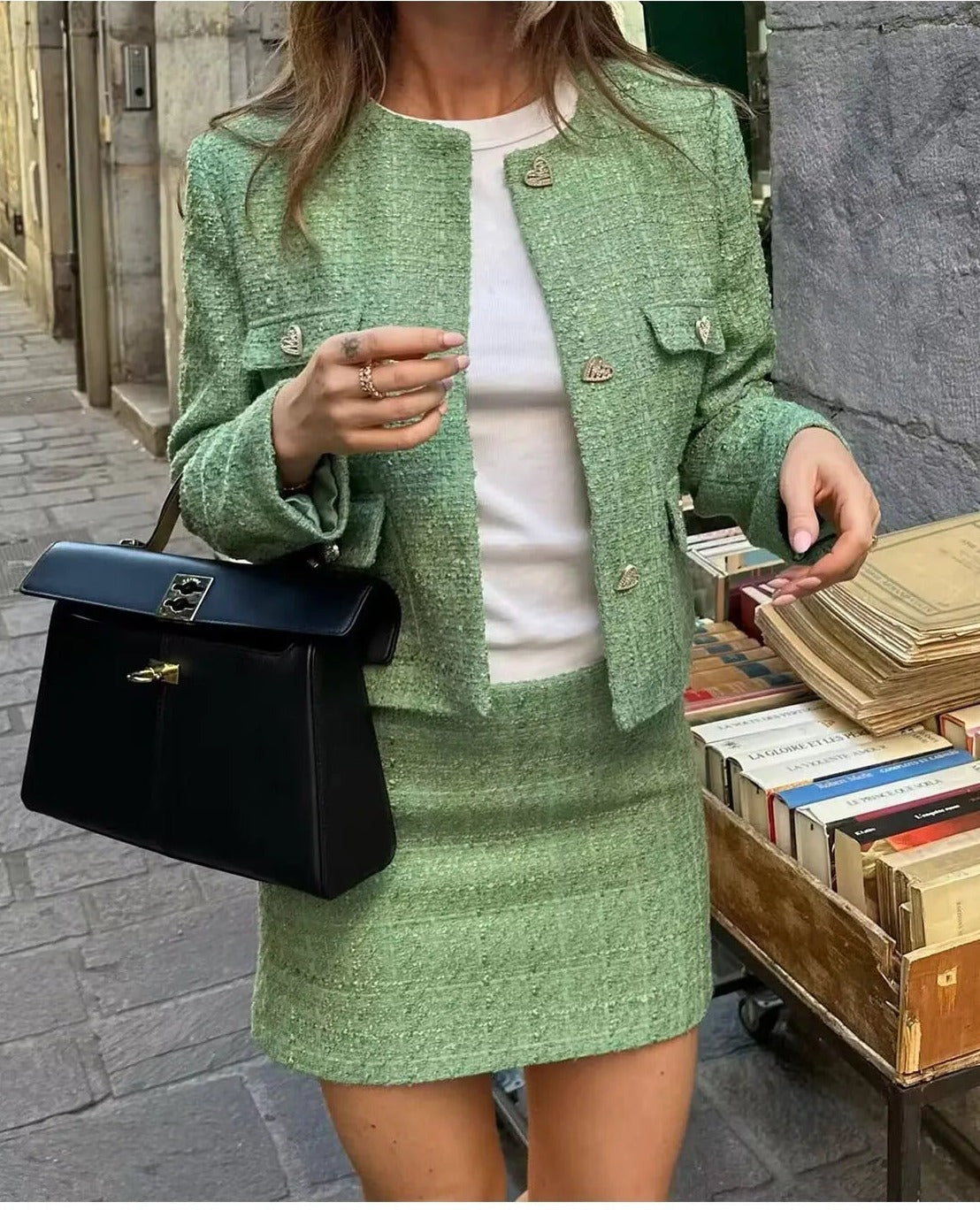 CALISTA – VINTAGE TEXTURED TWO-PIECE SET