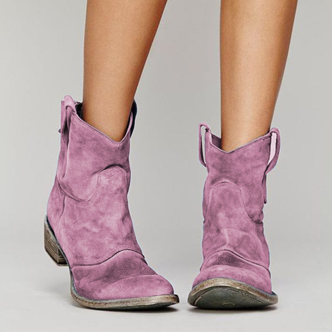 Carlotta™ | Suede Leather Ankle Boots