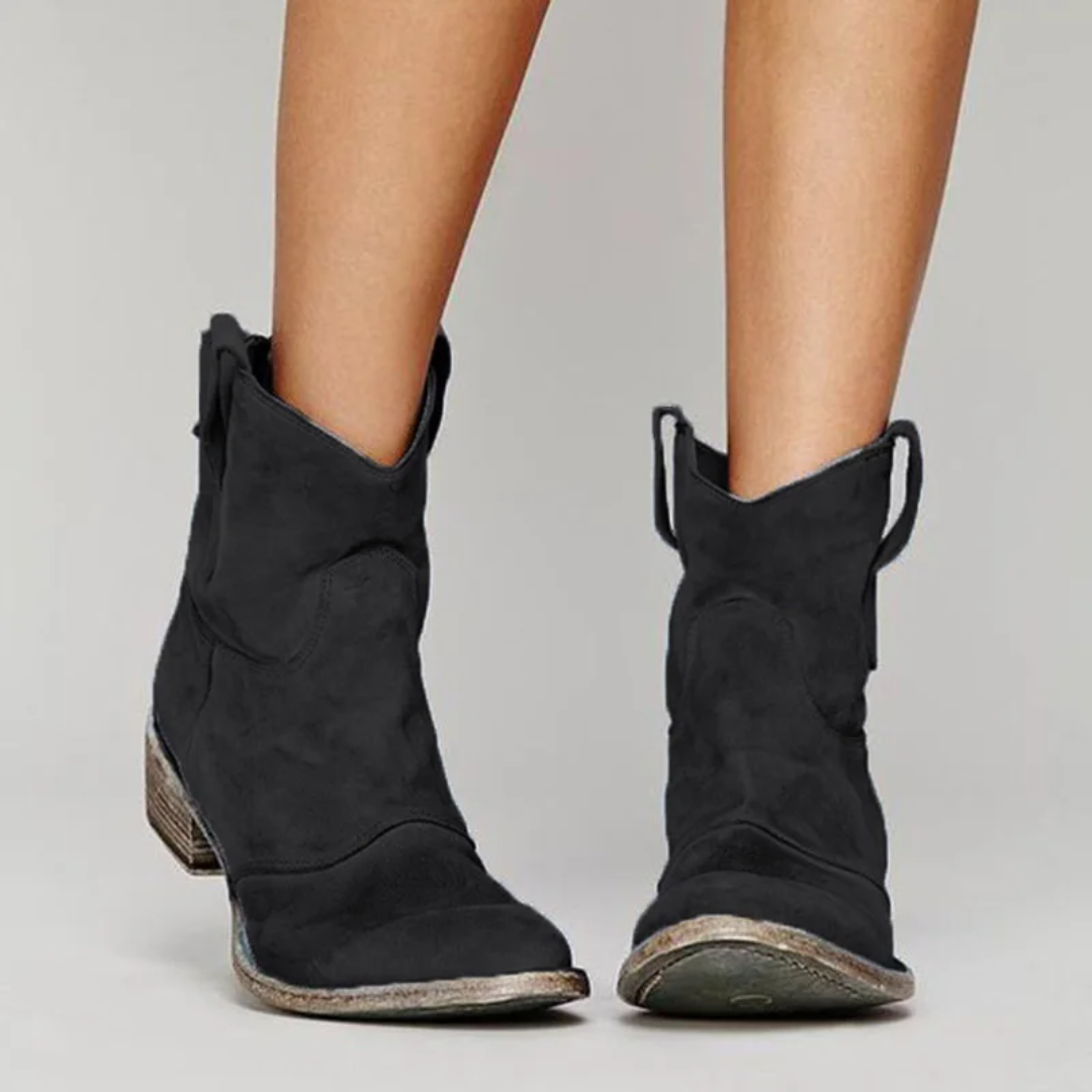 Carlotta™ | Suede Leather Ankle Boots