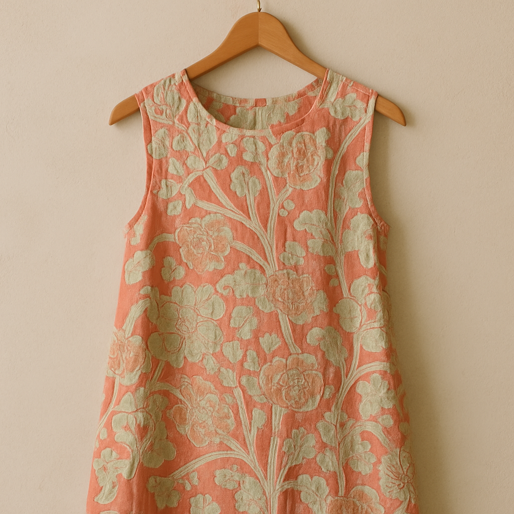 FERELLA™ | VINTAGE-INSPIRED FLORAL PRINT DRESS