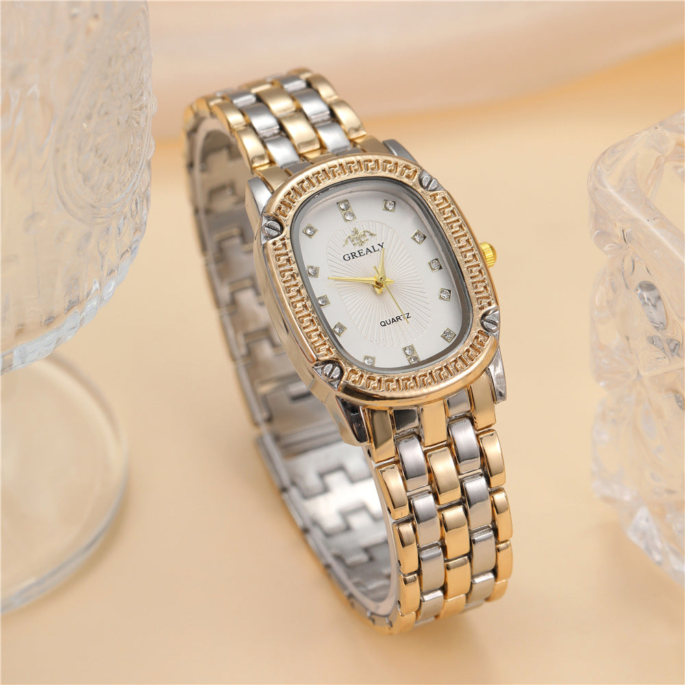 Bellevoie Luxury Oval Dial Watch