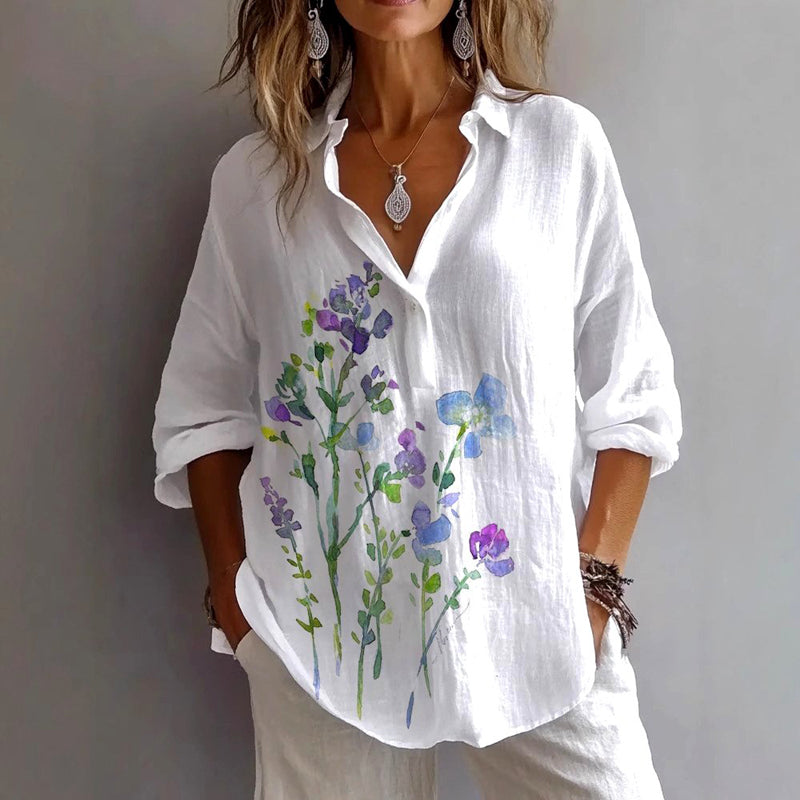 ELLA™ | CASUAL FLORAL BLOUSE