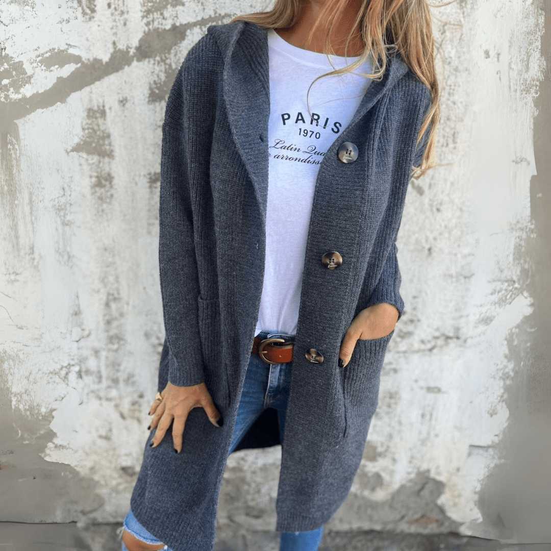 MAELINA™ | ELEGANT LONG KNIT CARDIGAN FOR WOMEN