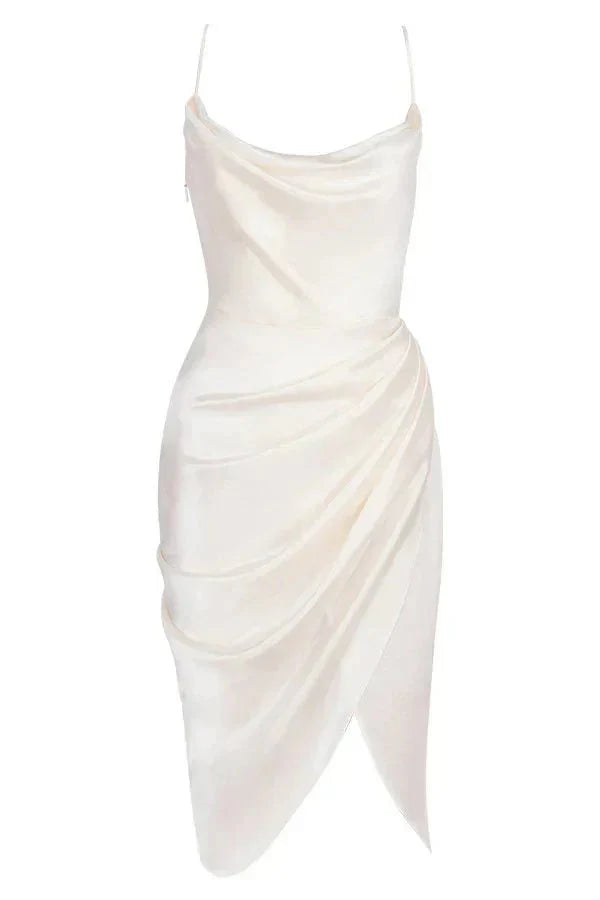 GISELLE | SILK CORSET MAXI DRESS